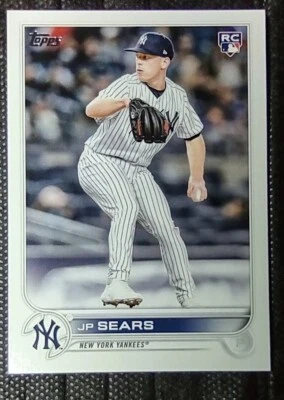 2022 Topps Update #US210 JP Sears RC - New York Yankees - Image 1 of 2