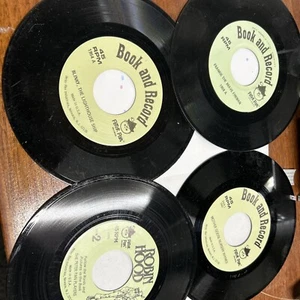 Peter Pan Records USA Lot Of 4 Vinyl 7” 45s Children’s Book And Record Series - Picture 1 of 2