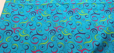 Vintage Fabric * Faye burgos * 100% Cotton - 36" x 42" Marcus Brothers textiles - Image 1 of 4