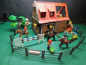 Playmobil **Rarität** Großes Fachwerkhaus mit Scheune, ähnl. 7145-A/1996, o.OVP! - Bild 1 von 12