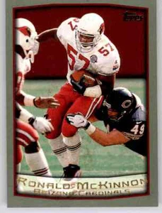 Tarjeta base 1999 Topps Ronald McKinnon NFL Cardinals PWE #12 - Imagen 1 de 2