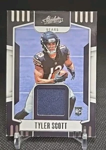 Camiseta deportiva Panini Absolute 2023 - Tyler Scott RC - parche ARM-34 Bears novato reliquia - Imagen 1 de 2