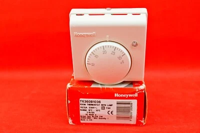 Honeywell T6360B1036 Mechanical Room Thermostat with Neon Indicator Lamp - Image 1 of 4