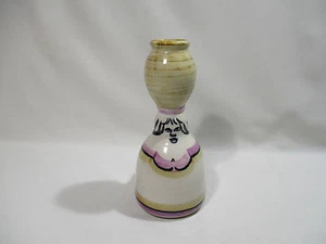 BOUGEOIR FEMME PORTEUSE D' EAU CERAMIQUE FAIENCE SIGNEE HUSSON - Picture 1 of 8