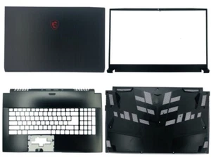 LCD Back Cover/ Bezel /Palmrest /Bottom For MSI GF75 MS-17F1 17F2 17F3 17F4 17F5 - Afbeelding 1 van 21