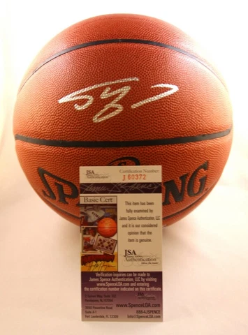 Los Angeles Lakers Shaquille ONeal Signed Basketball JSA Authenticated COA Cover