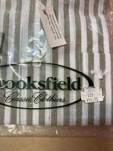 Vintage Brookfield Men’s Work Dress Shirt New Old Stock Cotton F563 - Picture 1 of 6