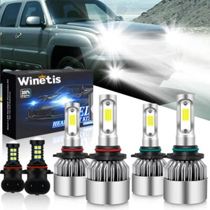 For Nissan Armada 2011-14 2015 -6x LED Headlight High/Low Fog Light Bulbs Bright - Picture 1 of 8