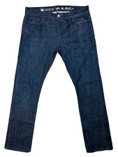 RVCA Kevin Spanky Long Men's Denim Jeans Size 34 Blue Stretch Signature Pant