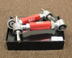 RDT RED Alunimun REAR UPPER ADJUSTABLE CAMBER KIT 1996-2000 Honda Civic EK - Picture 1 of 1