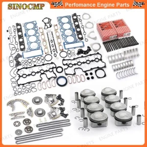 Engine Rebuild Overhaul Kit & Timing Chain Kit for Audi Q7 A8 VW Touareg 4.2L V8 - Picture 1 of 9