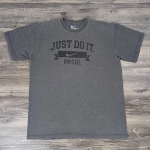 Nike Just Do It Physical Educations Loose Fit Large Authentic Vintage T-Shirt - Picture 1 of 8