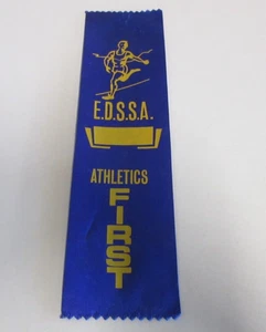 Eastern District School Sports Association - First Place Athletics Ribbon, 1970s - Picture 1 of 5