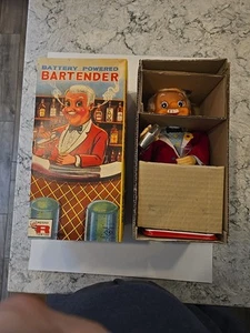 Rosko #3050 Battery Powered Bartender in Box Made in Japan Shakes Drinks Smokes - Picture 1 of 6