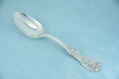 Colher de servir Reed & Barton Francis I prata esterlina 8-3/8" marca antiga sem mono - Imagem 1 de 4