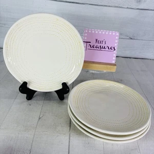 2017 Hearth & Hand By Magnolia Target Yellow Radial Stitch 7.75" Plate Set of 4 - Picture 1 of 17