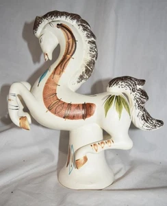 Sascha Brastoff California White & Gold Horse Figurine Mid Century - Picture 1 of 1