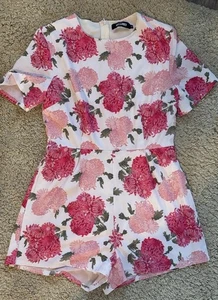 Jumpsuit shorts playsuit size 10 M missguided women’s summer clothes outfit - Picture 1 of 11