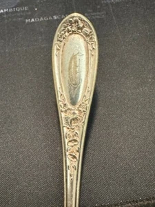 1855 R. Wallace Sectional : Triple Plate Teaspoon Flatware Monogrammed C : TX44 - Picture 1 of 11