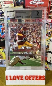 376/500 BECKETT 9 SUBS 10 9,5 REGGIE BUSH NOVATO 2006 FLEER ULTRA LUCKY 13 LEER - Imagen 1 de 6