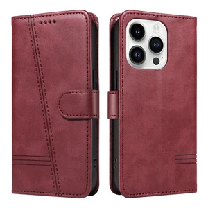 For iPhone 11 12 13 14 15 16e 17 Pro Max Fashion Wallet Case Cover Magnetic Flip - Picture 1 of 68
