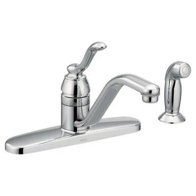 MOEN Banbury 7051 One Handle Kitchen Faucet in Chrome - Image 1 of 4