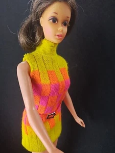 Vintage Barbie Walking Jamie Brunette W/Original Dress Sears Exclusive Lovely - Picture 1 of 24