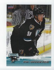 2011-12 Worcester Sharks (AHL) Brodie Reid (Cardiff Devils)