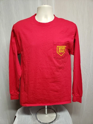 2016 Bowling Green State University Rush Pike Fall Mens M Red Long Sleeve TShirt Cover