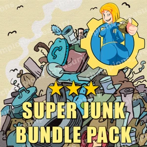 PC ⭐⭐⭐ SUPER Junk Bundle Pack (21k each Junk and 21k each Flux) +40k Caps [MAX] - Picture 1 of 1