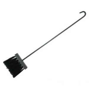 Scopetta scopino per pulizia cenere camino in ferro battuto 55 cm con gancio - Foto 1 di 1