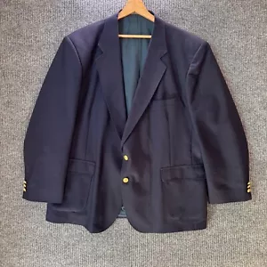 David Taylor Navy Blazer Gold Buttons Classic Fit Mens Jacket 50R - Picture 1 of 11