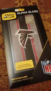 OTTERBOX ALPHA GLASS Atlanta Falcons FITS ALL APPLE IPHONE 5.5 PLUS MODELS NEW!! - Picture 1 of 4