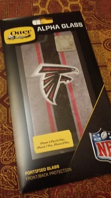 OTTERBOX ALPHA GLASS Atlanta Falcons SE ADAPTA A TODOS LOS MODELOS DE APPLE IPHONE 5.5 PLUS ¡NUEVO!! Foto 1 de 4