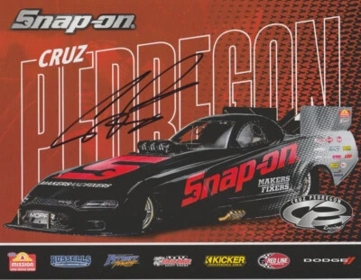 2024 Cruz Pedregon 签名卡扣工具 道奇充电器 有趣汽车 NHRA 英雄卡 — 第 1/2 张图片