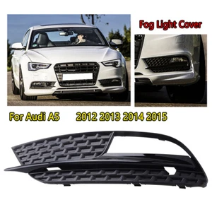 Para Audi A5 cubierta de luz antiniebla 2013 2014 parrilla lateral izquierdo bisel borde exterior - Imagen 1 de 6