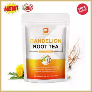 Bolsas de té de raíz de diente de león bolsas de té orgánicas apoyan la digestión del hígado salud 28 unidades - Imagen 1 de 8