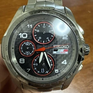 Reloj cronógrafo para hombre SEIKO Ignition BAR Honda edición limitada modelo 2005 - Imagen 1 de 3