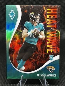 2021 Phoenix Trevor Lawrence Rookie Heat Wave Green No. 13 | Serial No. 23/25 - Picture 1 of 3