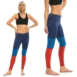 Leggings Aviator Nation Sprinter Talla Mediana Azul Rojo - Imagen 1 de 13