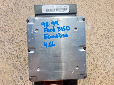 98-99 Ford E150 Econoline 4.6L ECU ECM Engine Control Module F8UF-12A650-NB - Image 1 of 4