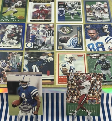 Marvin Harrison Indianapolis Colts 1996 Donruss RC 1996 Absolute RC - 2005 Topps - Image 1 of 4