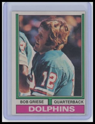 1974 Topps #200 Bob Griese - Image 1 of 2