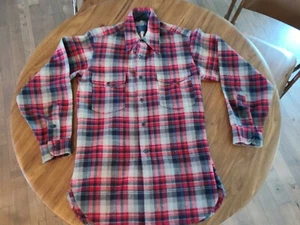 Vtg Pendleton Men’s 100% Virgin Wool Flannel Board Shirt M - Picture 1 of 8