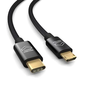 30 cm cavo USB 2.0 OTG da 0,3 m, cavo da USB C a MICRO USB, cavo dati e ricarica - Foto 1 di 1