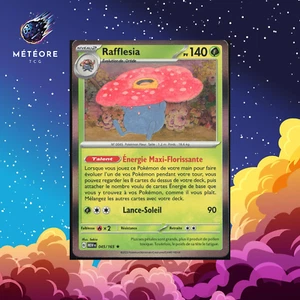 Carte Pokemon Rafflesia 045/165 Holo Mew 151 Écarlate & Violet Français - Bild 1 von 2
