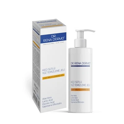 DR. RENA DERMO Ziegenmilch Reinigungsgel Make Up Entferner Collagen Aloe Vera Make up Remover
