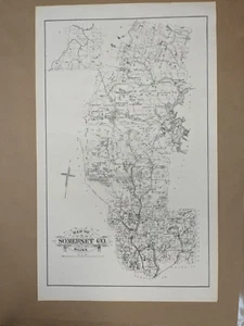 1895 Somerset County Maine-- Antique Reproduction - Picture 1 of 1