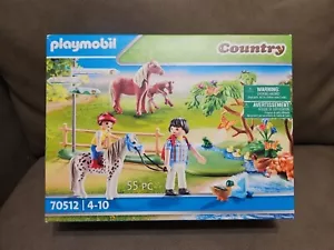 Playmobil Country Adventure Pony Ride Set da costruzione 70512 NUOVO - Foto 1 di 5