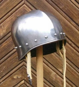 Christmas Replica Barbuta Helmet SCA LARP Cosplay Medieval Halloween Gift - Picture 1 of 9